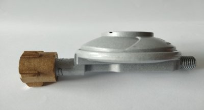Campingregler 1,5 kg/h 30 mbar KLF x 1/4" lks.
