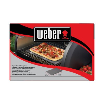 Weber Pizzastein rechteckig glasiert