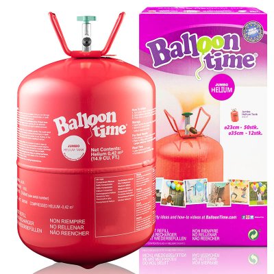 Helium Flasche Einweggas Balloon Time 50 kompakt
