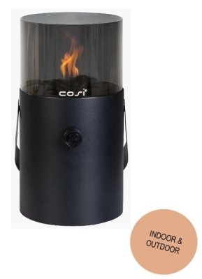 Cosi Fires - Cosiscoop Original black smoked (mit Tragegriff)