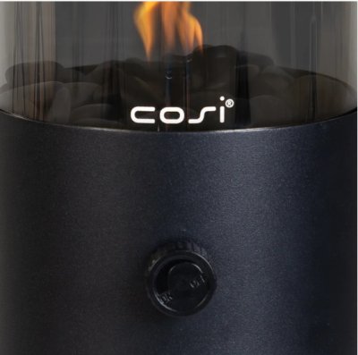 Cosi Fires - Cosiscoop Original black smoked (mit Tragegriff)