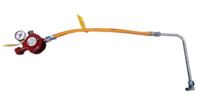 CF Parker Vierflammen-Schrankkocher email-weiß mit Zündsicherung (Set-Angebot)
