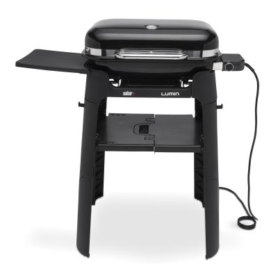 Weber Elektrogrill Lumin mit Stand Black