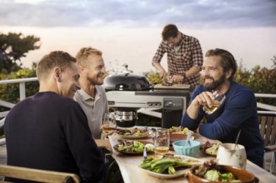 Weber Holzkohlegrill Performer Deluxe GBS Gourmet, Ø 57 cm, Black