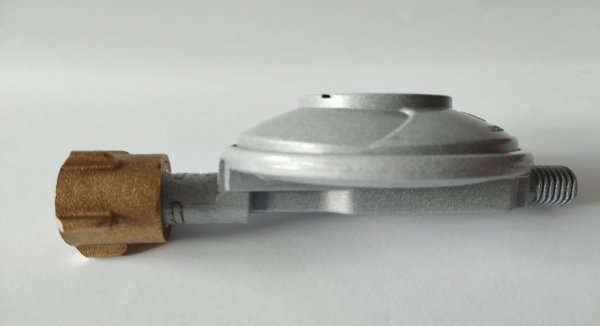 Campingregler 1,5 kg/h 30 mbar KLF x 1/4" lks.