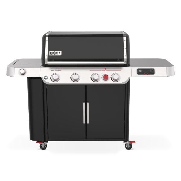 Weber Gasgrill Genesis EX-435 - inkl. Grilleinsatz u. Gasgrillbibel**