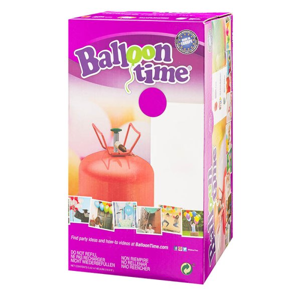 Helium Flasche Einweggas Balloon Time 50 kompakt