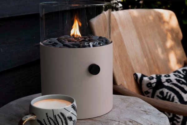Cosi Fires - Cosiscoop Original Gaslaterne taupe XL