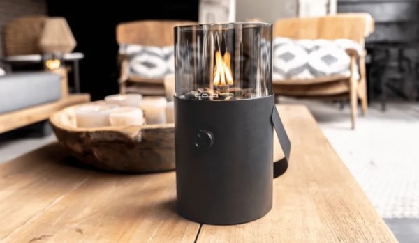 Cosi Fires - Cosiscoop Original black smoked (mit Tragegriff)