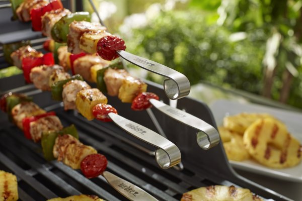 Weber ETCS Spieß-Set, 4 Stück, Edelstahl