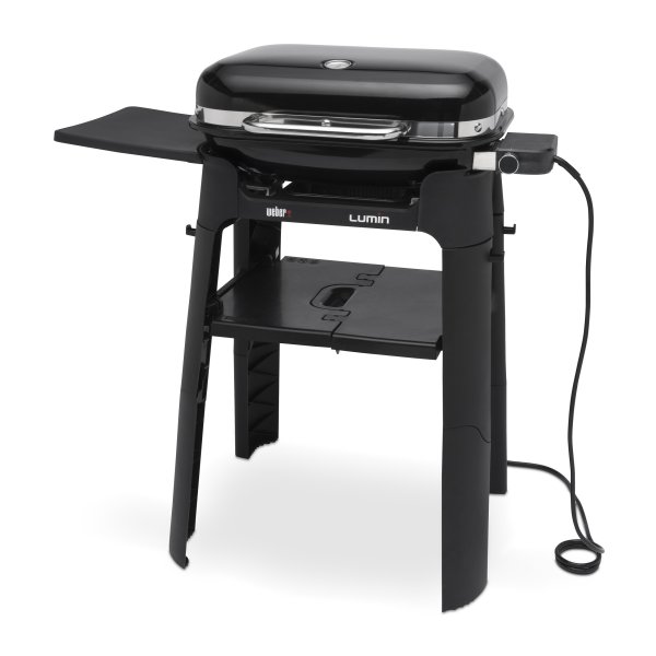 Weber Elektrogrill Lumin mit Stand Black