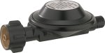 GOK Gasregler 1,5 kg/h 50 mbar Klf. x 1/4" lks. schwarz