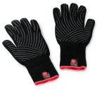 Weber Grillhandschuh-Set aus Kevlarmischgewebe, Schwarz (S/M)